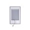 Cwi Lighting Abigail Rectangle Matte White LED 30 in. Mirror 1233W30-49 - alternate 2